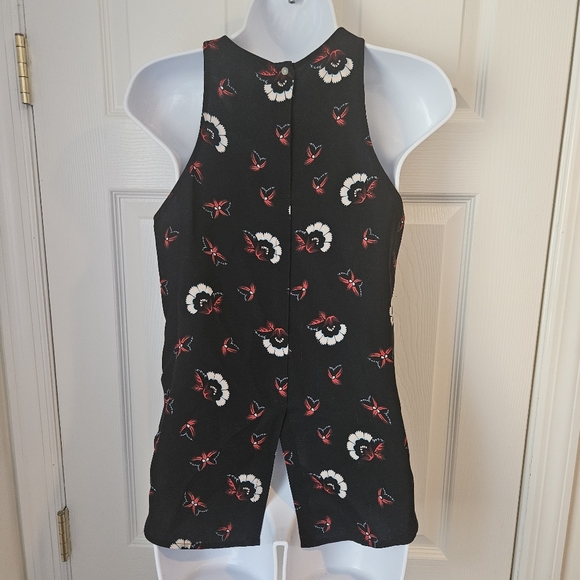 A.L.C. Floral Print Silk Top size 2 - Picture 5 of 12